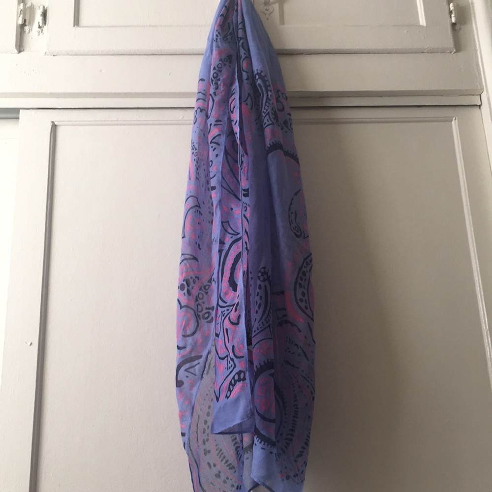 J. CREW purple tissue scarf
